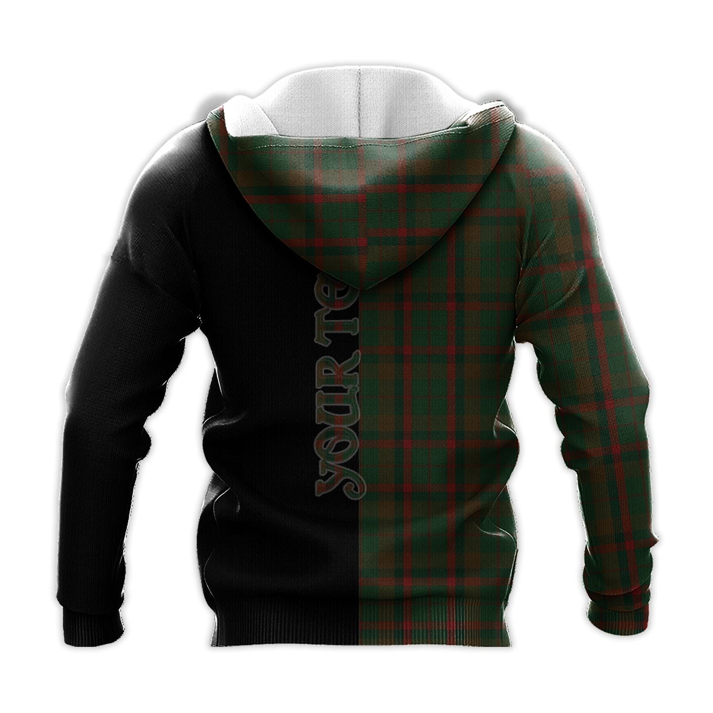 Printivon Macnaughton Hunting Tartan Personalize Half Hoodie