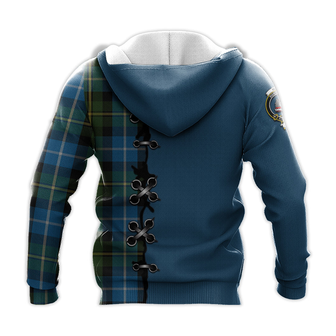 Printivon Macneil Of Barra Tartan Hoodie Lion Rampant And Celtic Thistle Style