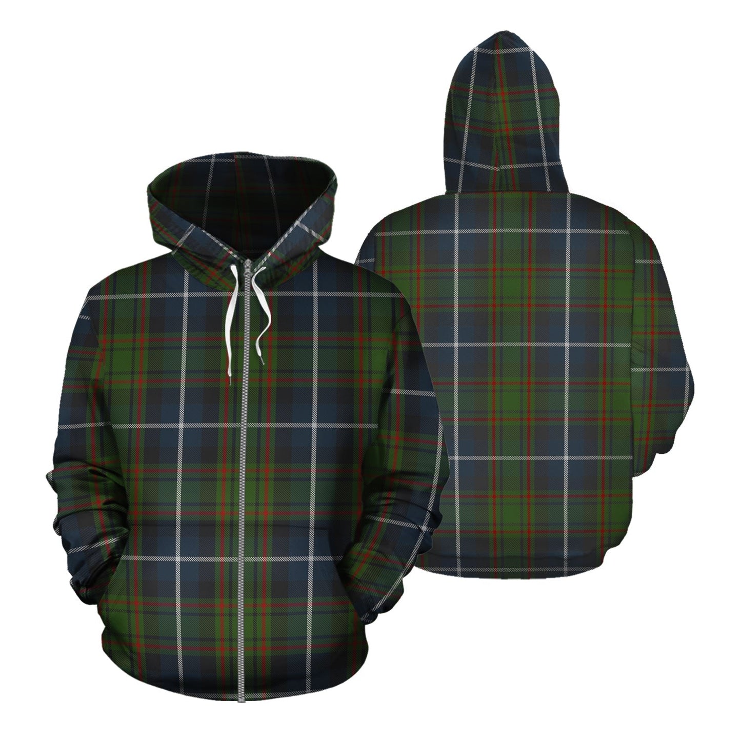 Printivon Macrae Hunting Tartan Hoodie