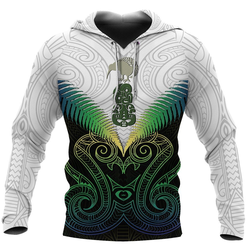 Maori Manaia New Zealand Hoodie Rasta