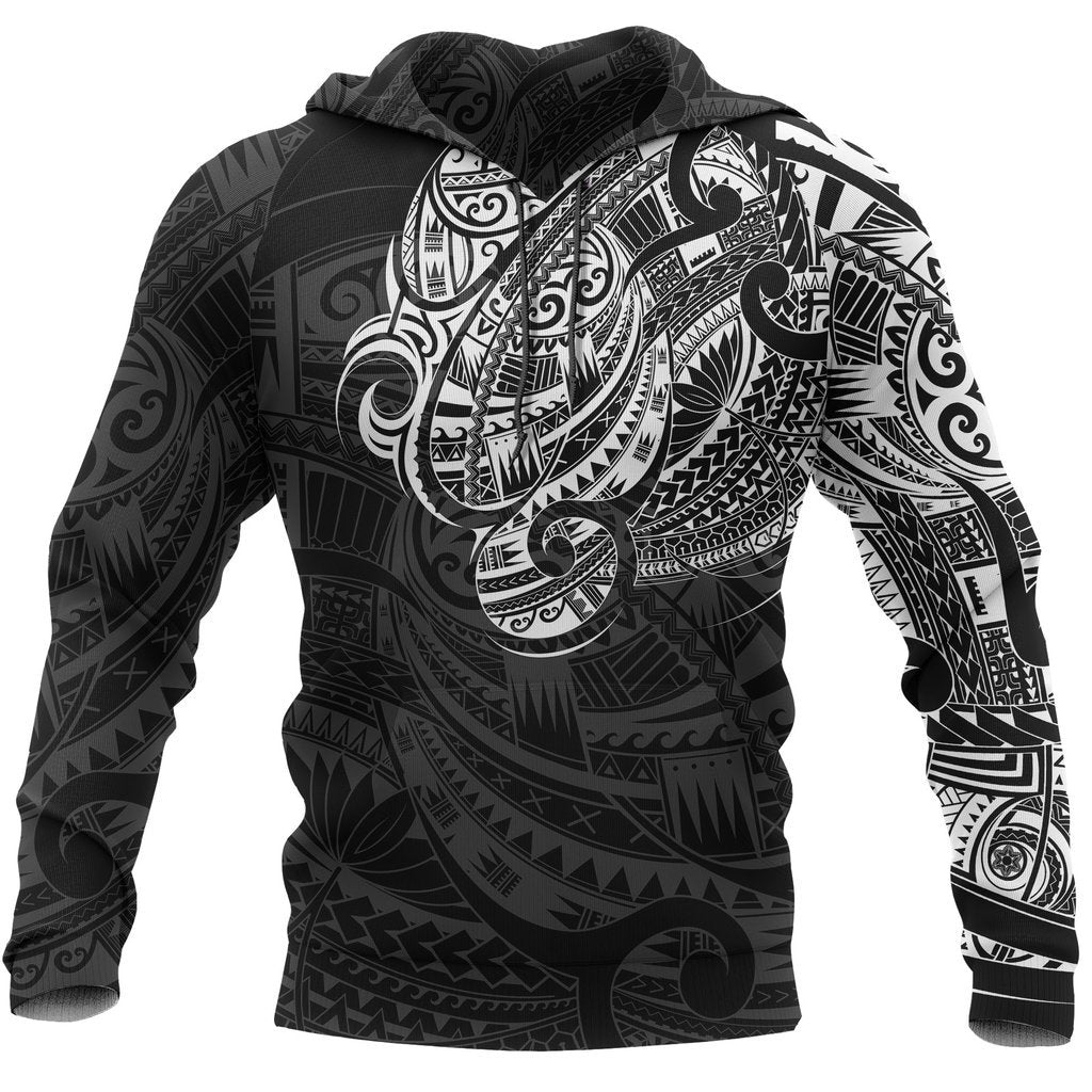 Maori Tattoo Hoodie, New Zealand Pullover Hoodie
