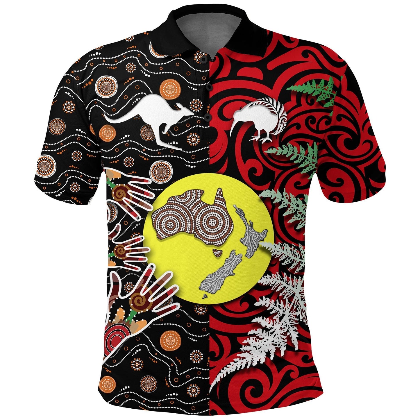 New Zealand Australia Polo Shirt - Maori Aboriginal