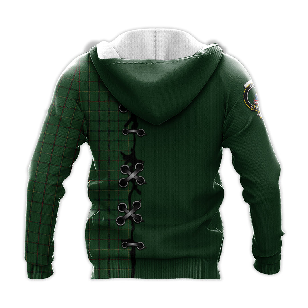 Printivon Mar Tribe Tartan Hoodie Lion Rampant And Celtic Thistle Style