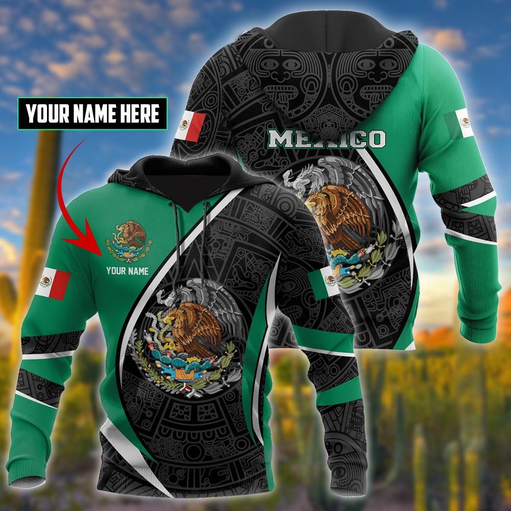 Mexico Green Style Personalized Hoodie