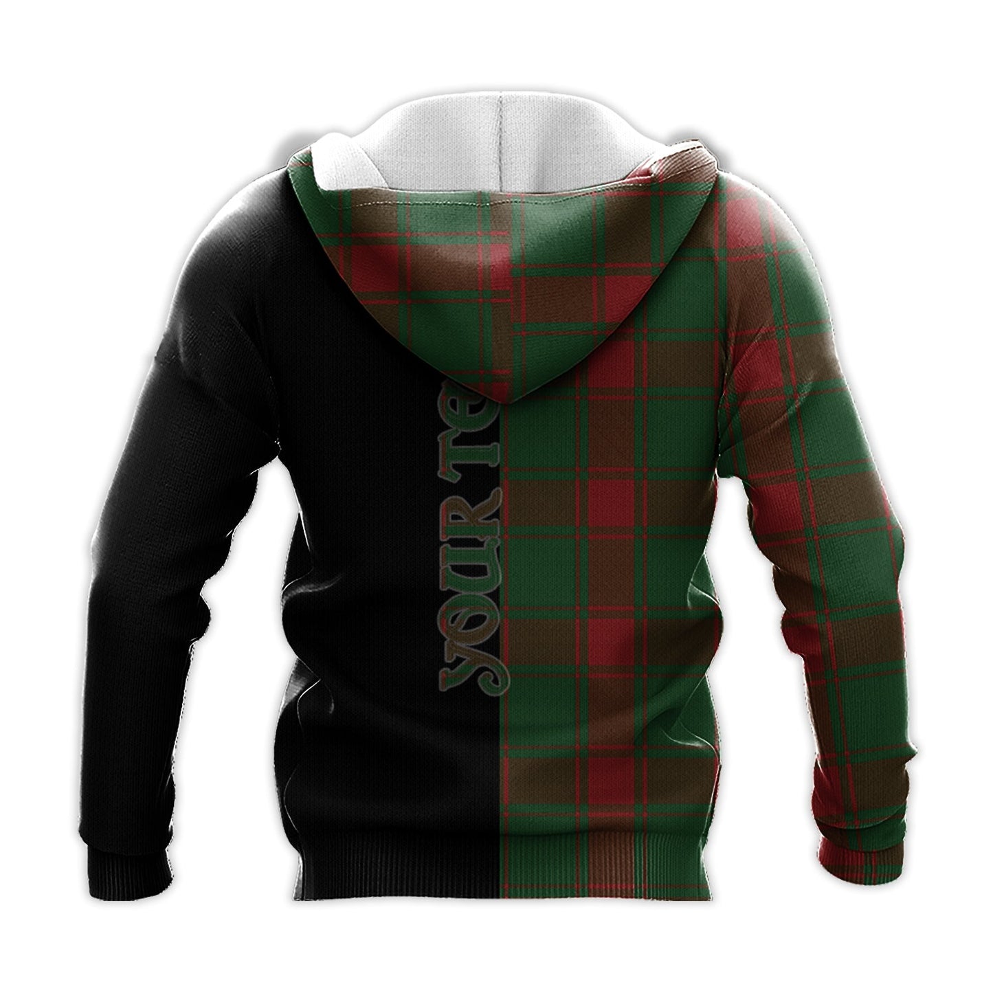 Printivon Middleton Tartan Personalize Half Hoodie