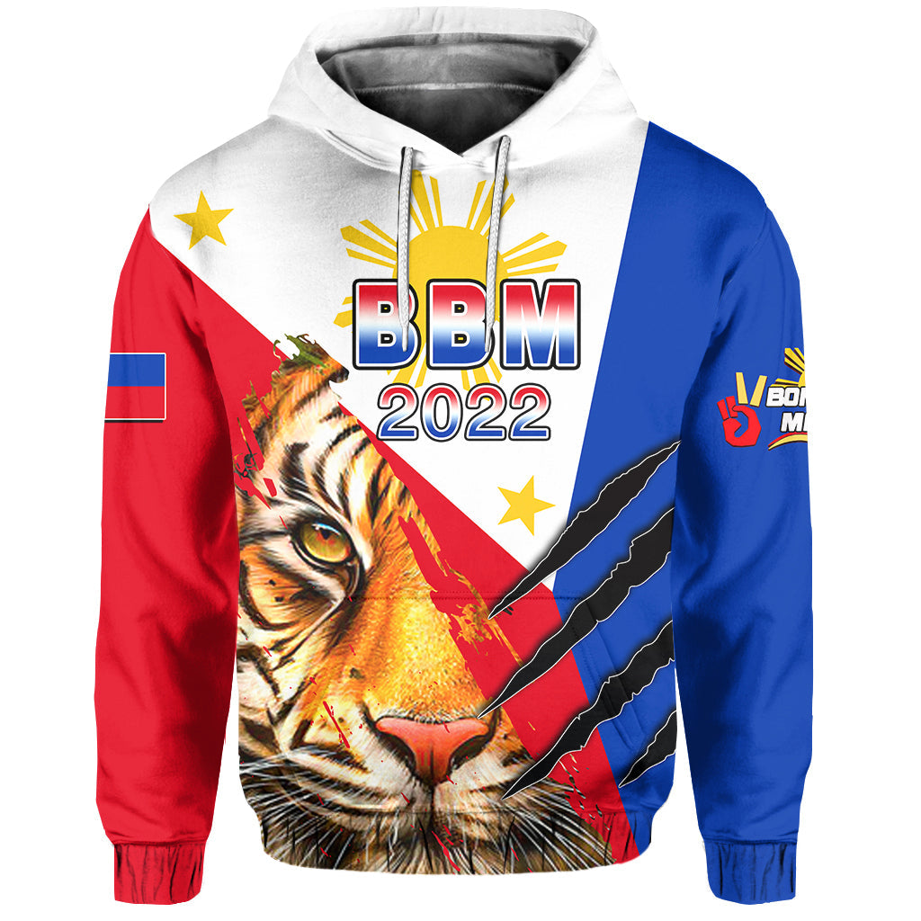 Philippines Hoodie BBM 2022 Tiger Of The North Zip Up Hoodie