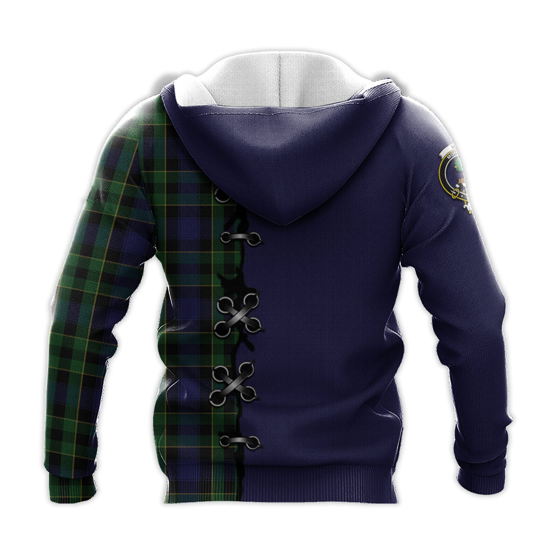 Printivon Mowat Tartan Hoodie Lion Rampant And Celtic Thistle Style