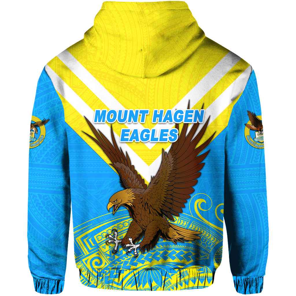 Papua New Guinea Mount Hagen Eagles Hoodie Wamp Nga Rugby Blue
