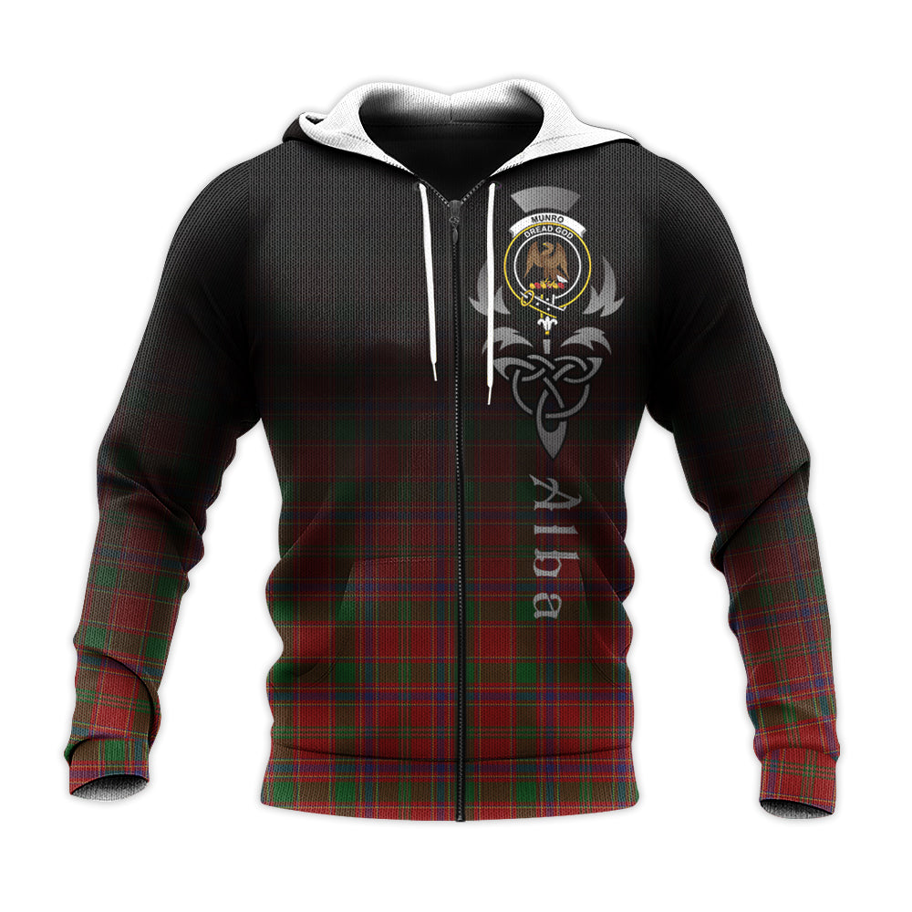 Printivon Munro Tartan Crest Alba Celtic Hoodie