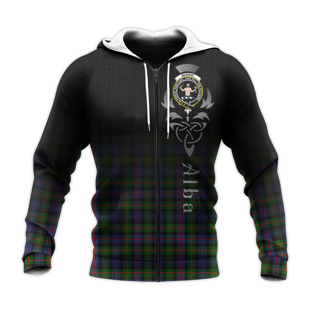 Printivon Murray Of Atholl Modern Tartan Crest Alba Celtic Hoodie