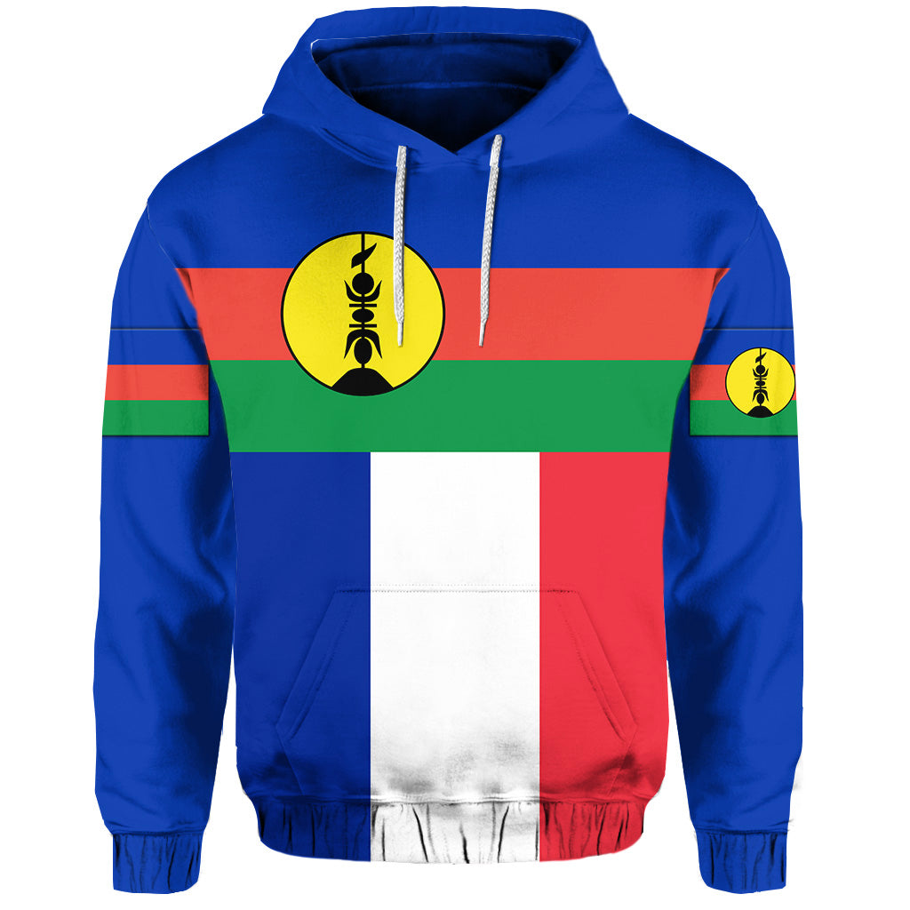 ( Personalised) New Caledonia Hoodie Flag Vibes