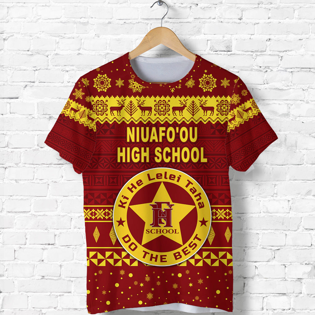 Niuafo'ou High School Christmas T Shirt Simple Style
