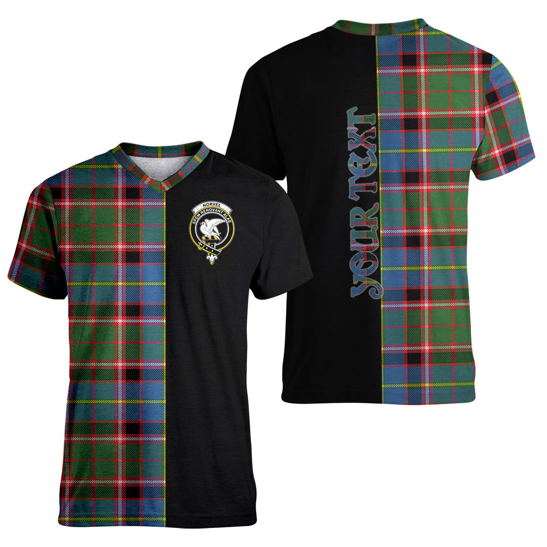 Printivon Norvel Tartan Personalize Half T shirt
