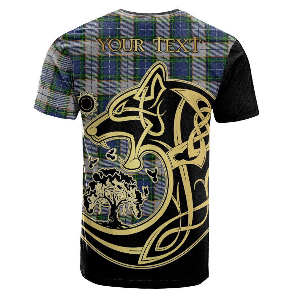 Printivon NovaScotia District Dress Crest Celtic Wolf Tartan T Shirt Custom Your Text