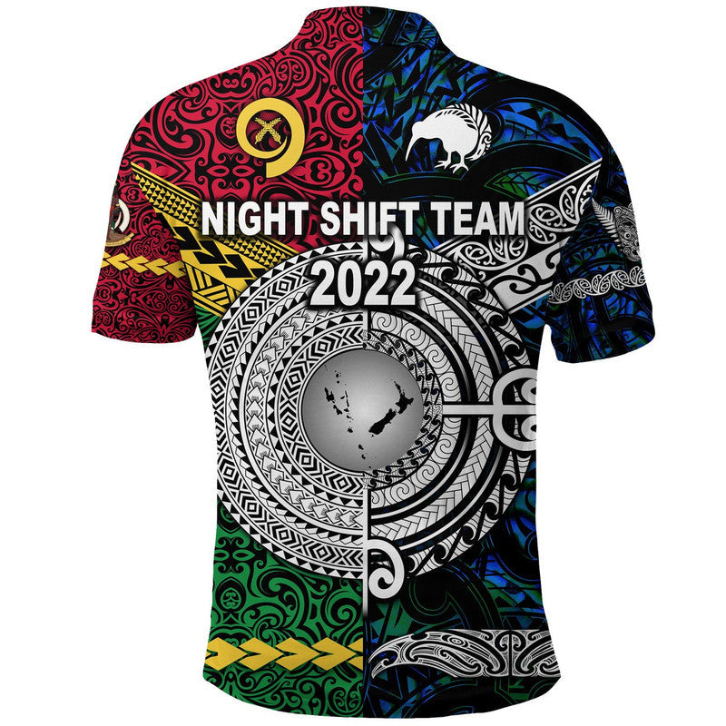 EastPack Vanuatu And New Zealand Polo Shirt Together Original Style - Blue