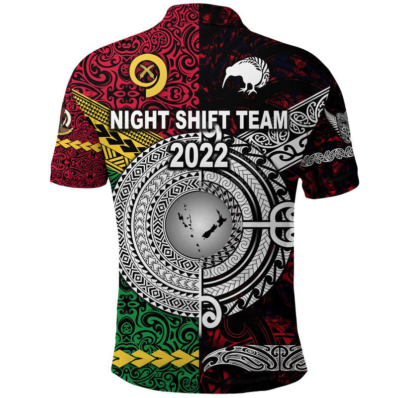 EastPack Vanuatu And New Zealand Polo Shirt Together Original Style - Red
