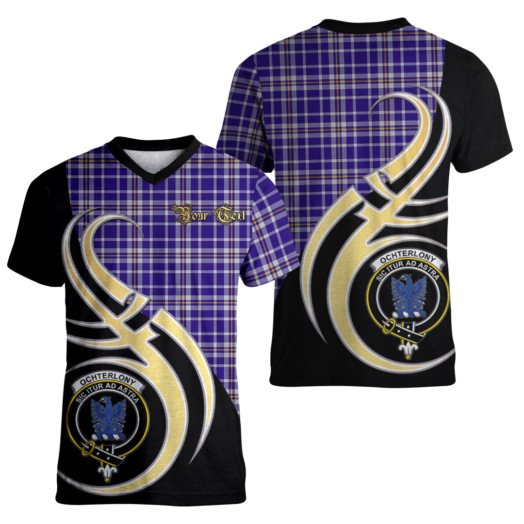Printivon Ochterlony Tartan Crest Believe In Me T Shirt