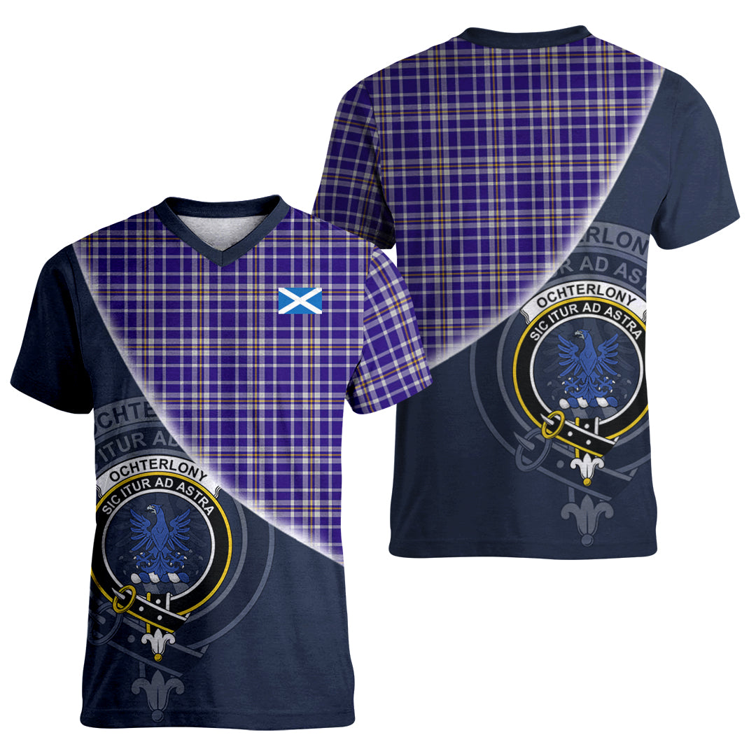 Printivon Ochterlony Tartan Scottish Crest T Shirt