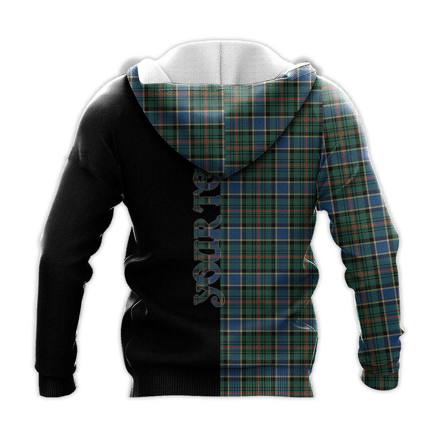 Printivon Ogilvie Ogilvy Hunting Ancient Tartan Personalize Half Hoodie