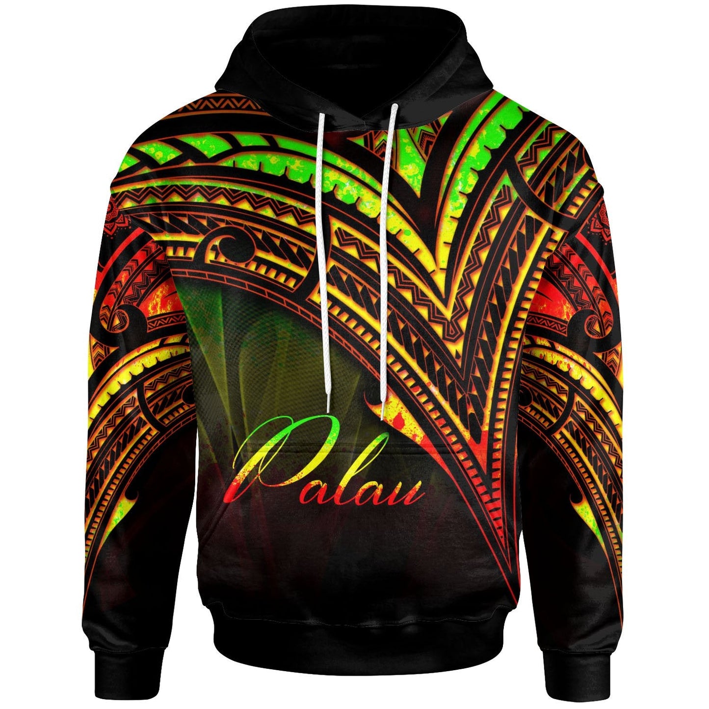 Palau Hoodie Reggae Color Cross Style