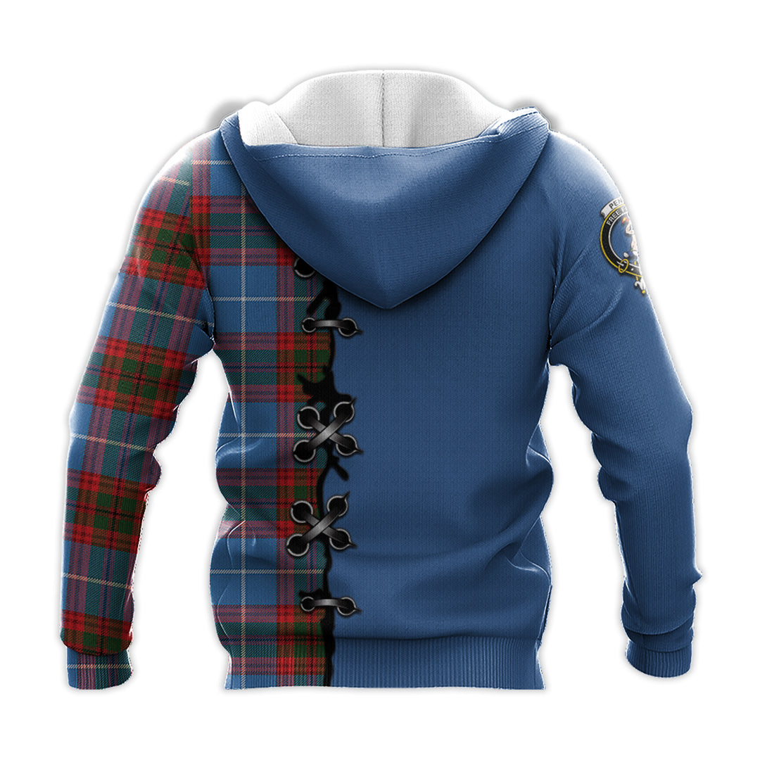 Printivon Pennycook Tartan Hoodie Lion Rampant And Celtic Thistle Style