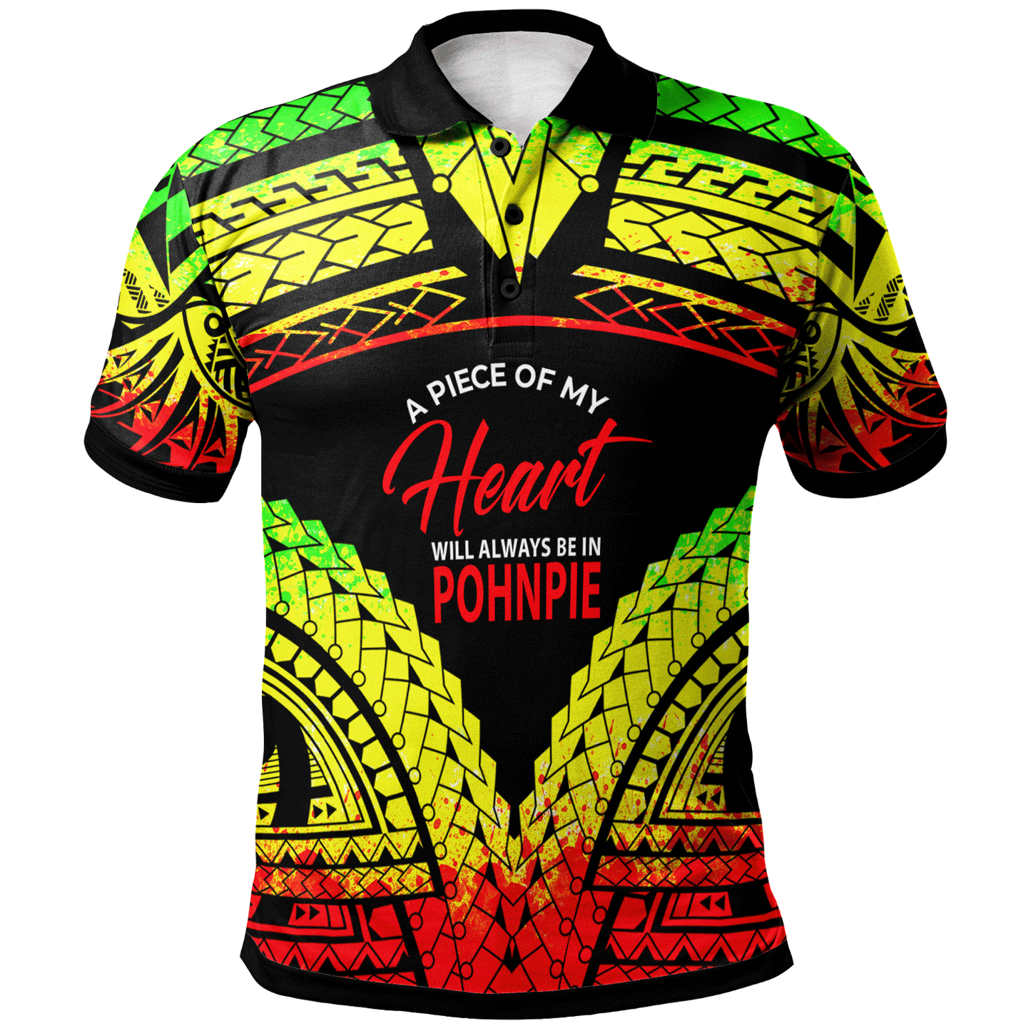 Pohnpei Polo Shirt - A Piece Of My Heart