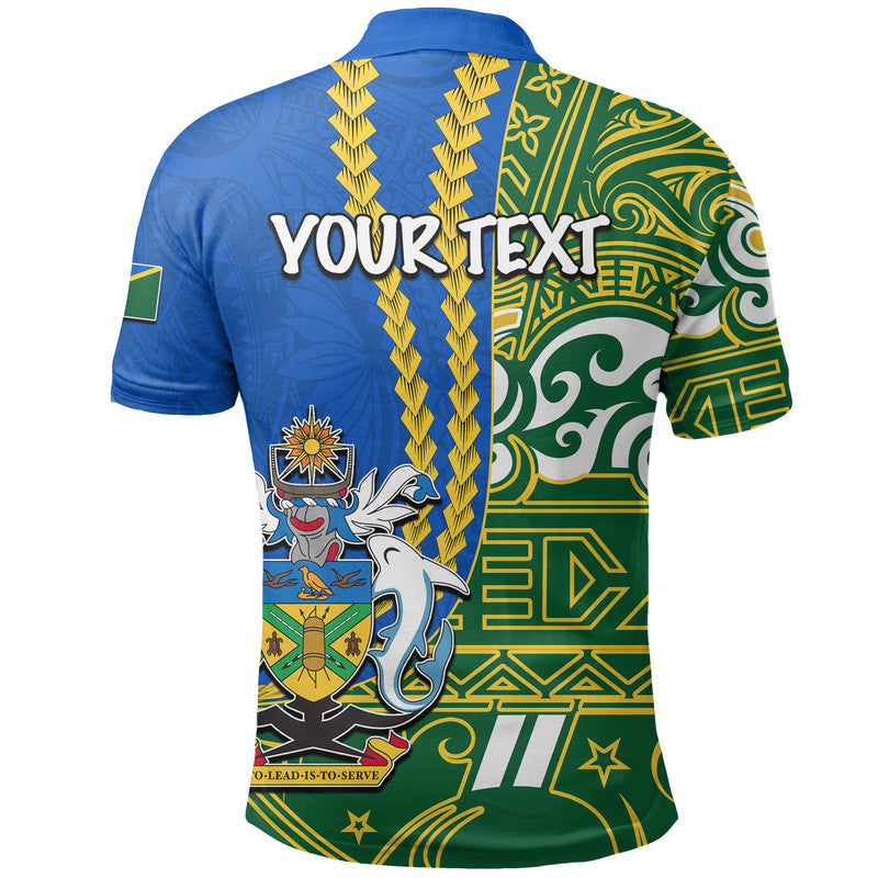 Custom Personalised Solomon Islands Polynesian Polo Shirt