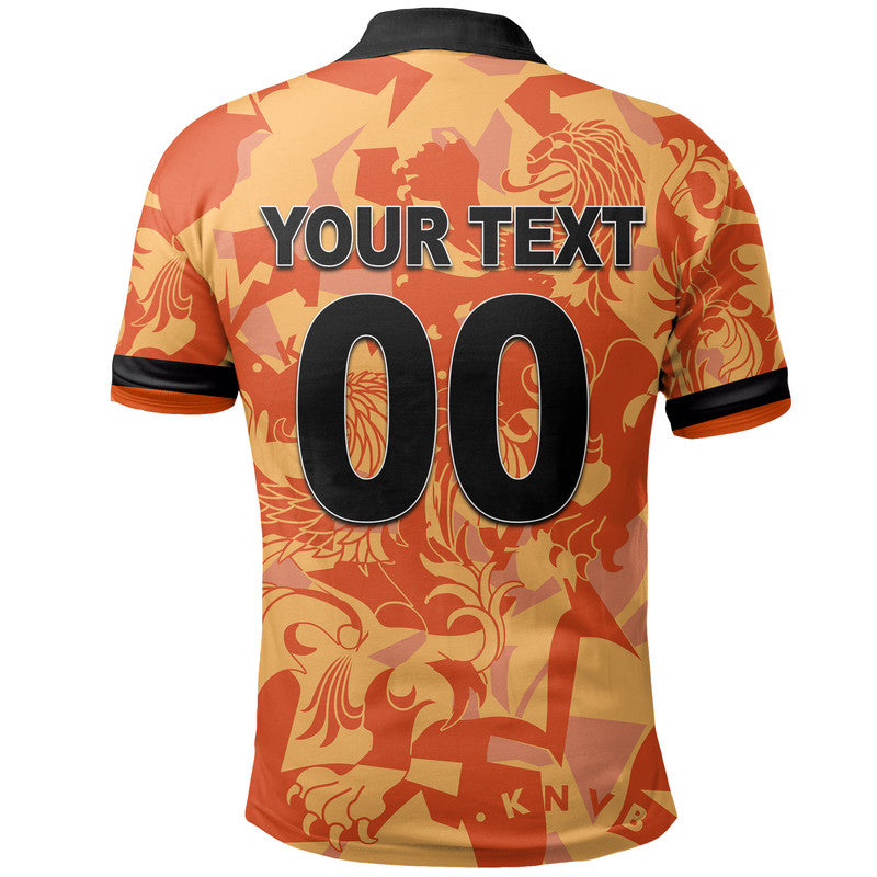 (Custom And Number) Netherlands Soccer Polo Shirt World Cup Champions