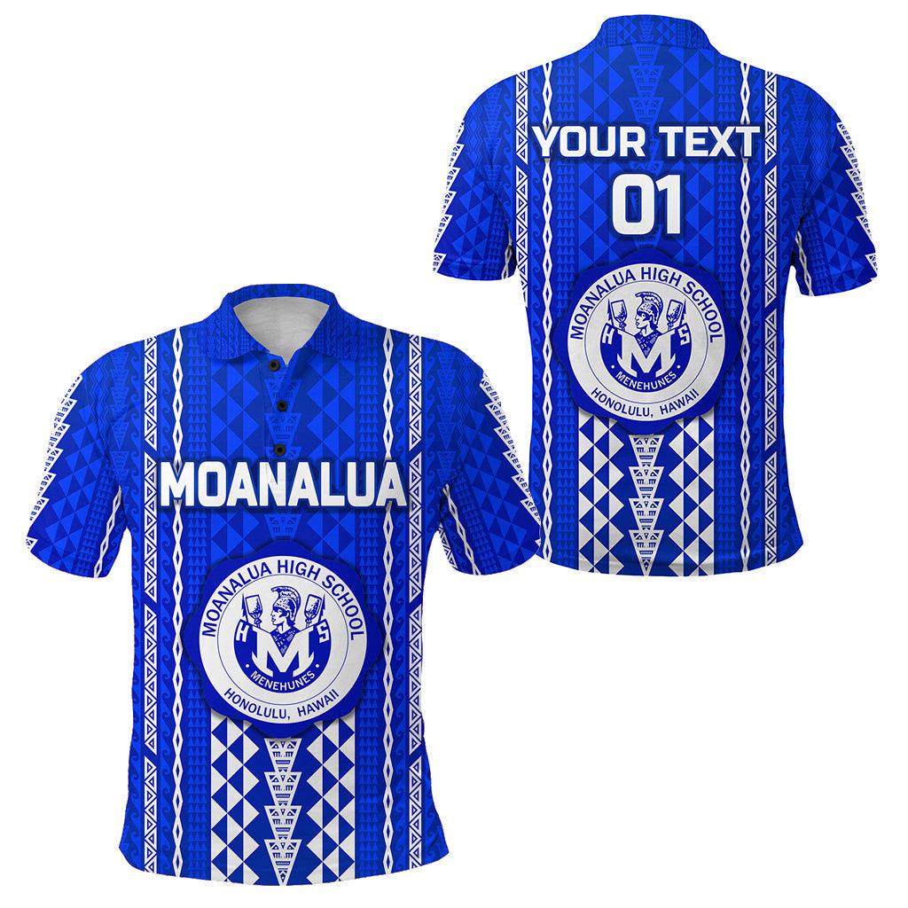 Custom Personalised Hawaii Moanalua High School Polo Shirt Simple Style