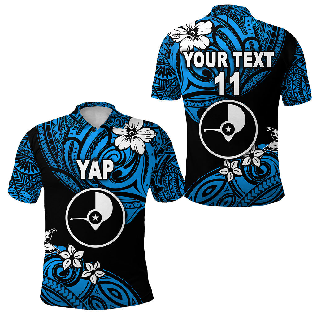 Custom Personalised FSM Yap Polo Shirt Unique Vibes - Blue