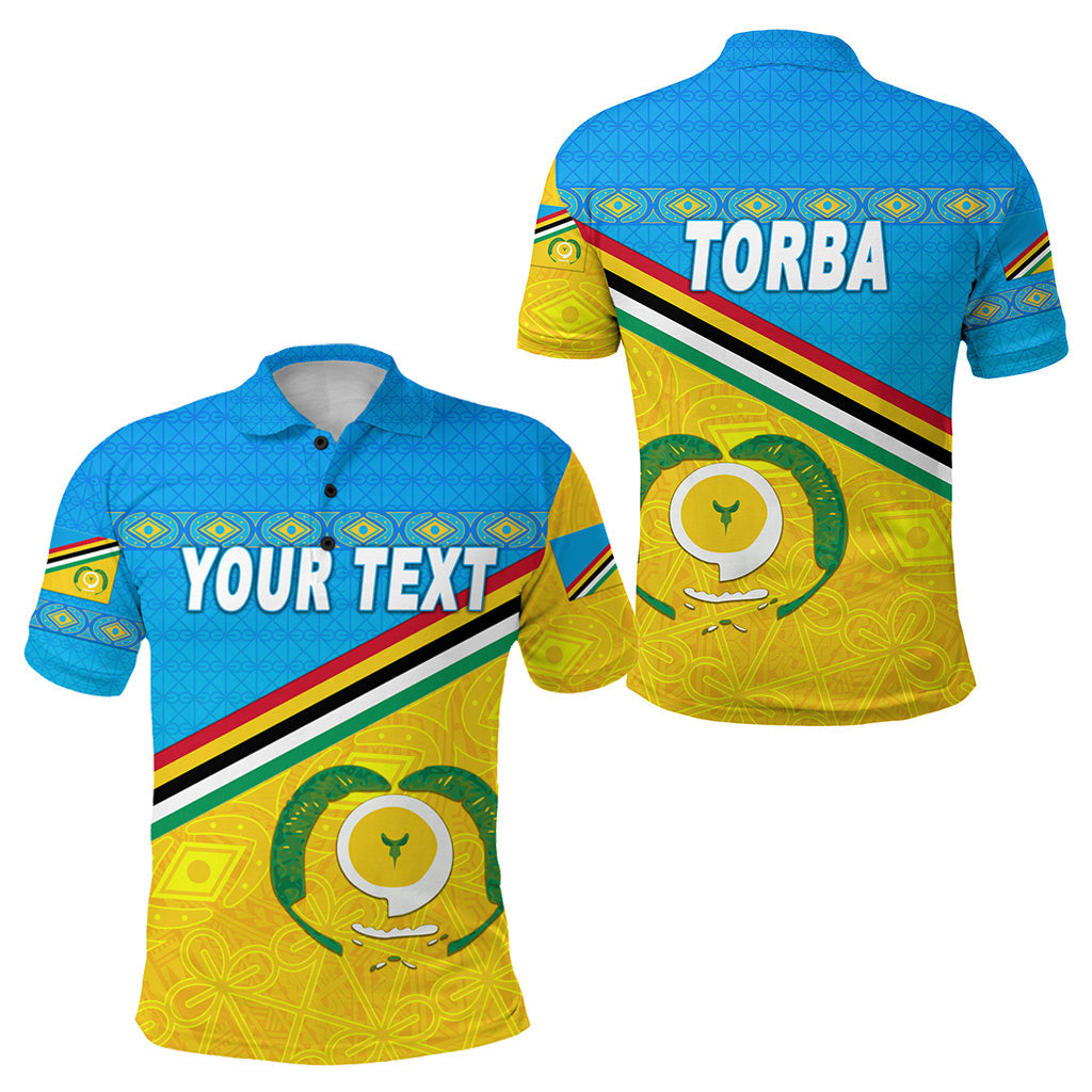 Custom Personalised Torba Province Polo Shirt Vanuatu Pattern Unique Style