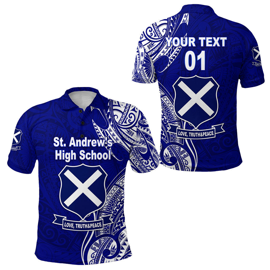 Custom Personalised St. Andrew's High School Polo Shirt Original Style