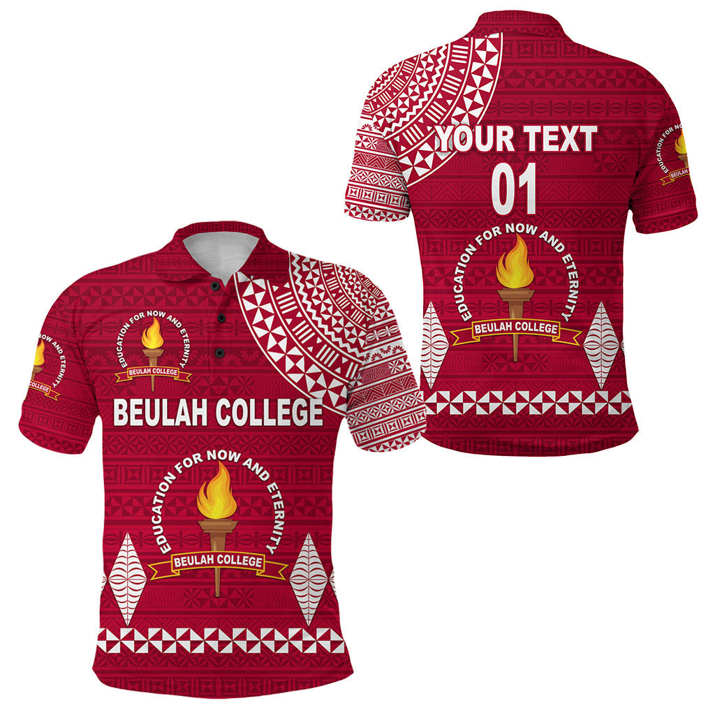 Custom Personalised Tonga Beulah College Polo Shirt Simple Style, Custom Text And Number