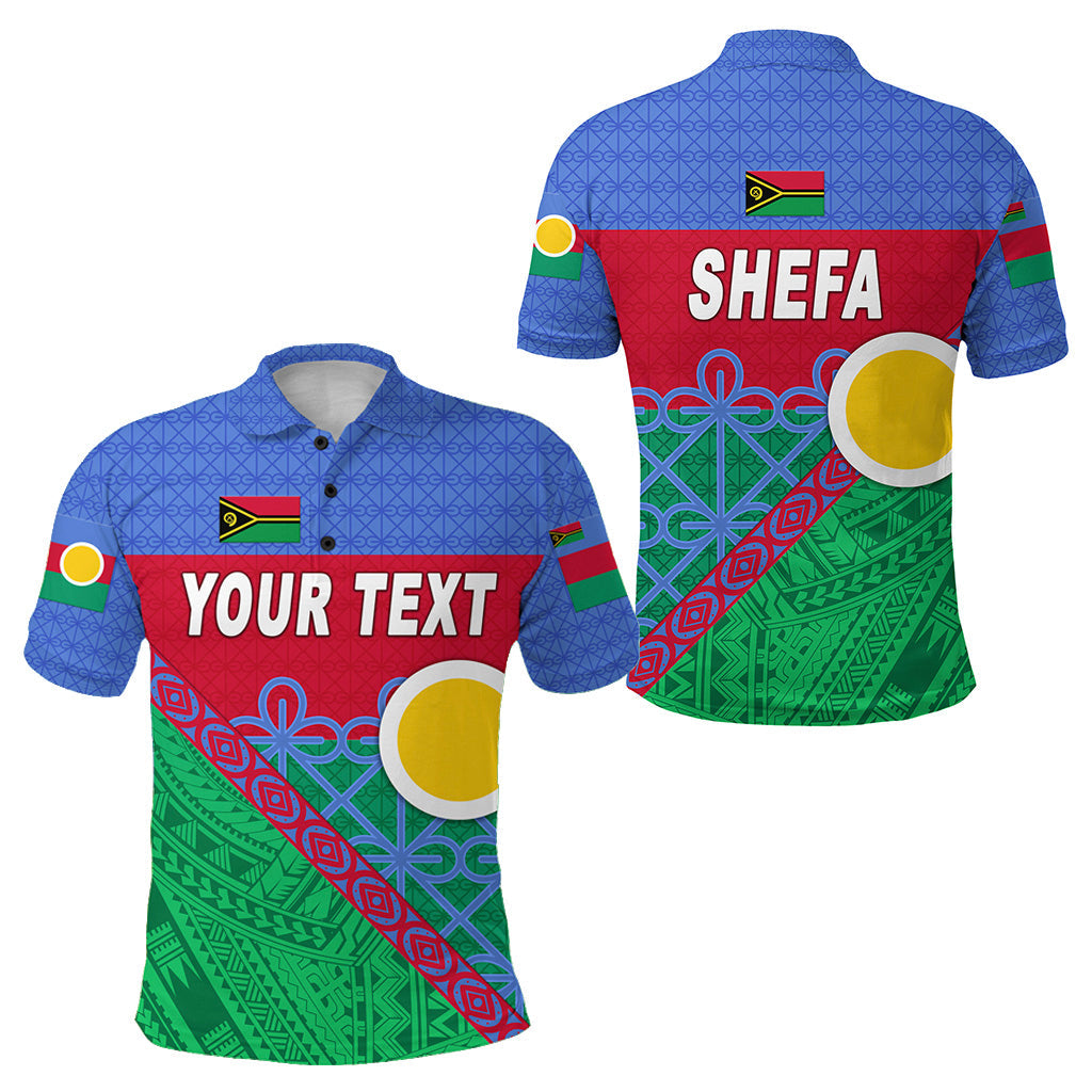 Custom Personalised Shefa Province Polo Shirt Vanuatu Pattern Unique Style