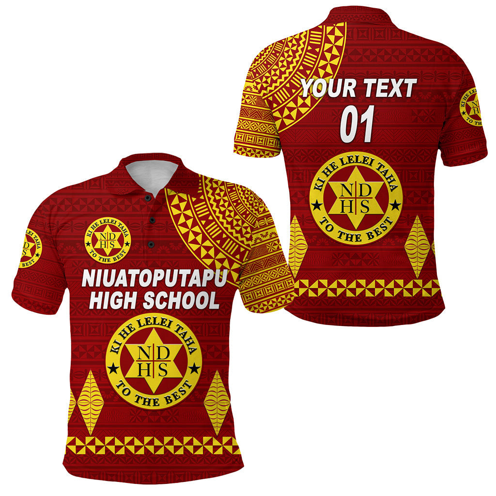 Custom Personalised Tonga Niuatoputapu High School Polo Shirt Simple Style, Custom Text And Number