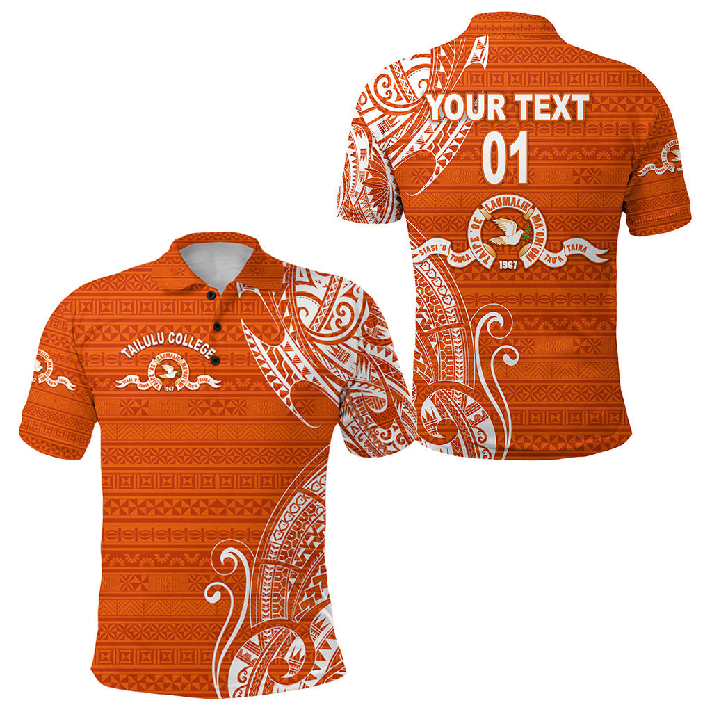Custom Personalised Tonga Tailulu College Polo Shirt Simple Vibes