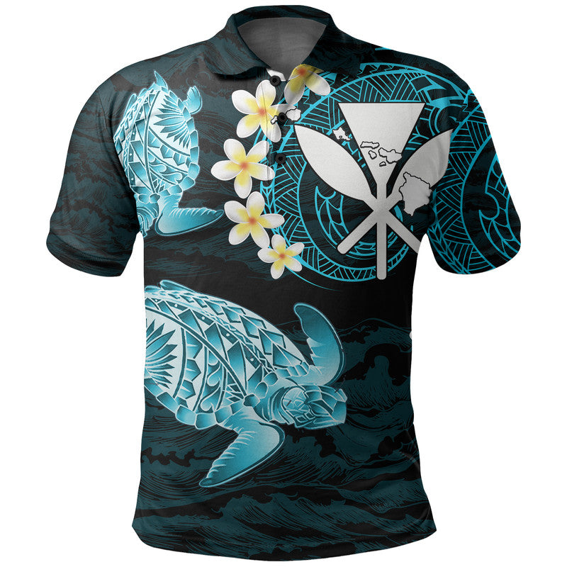 Hawaii Kanaka Turtle Polo Shirt Style No.3