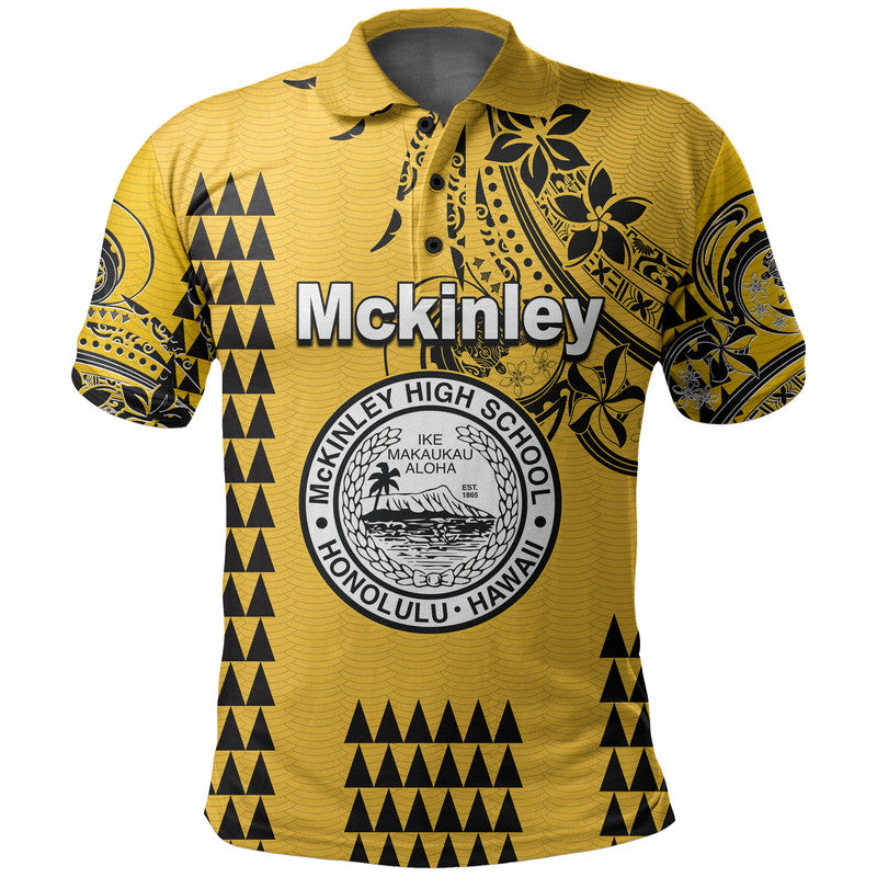 Hawaii High School- President William Mckinley Polo Shirt Mix Kakau