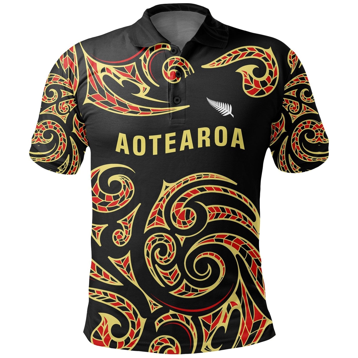 New Zealand Aotearoa Polo Shirt Maori