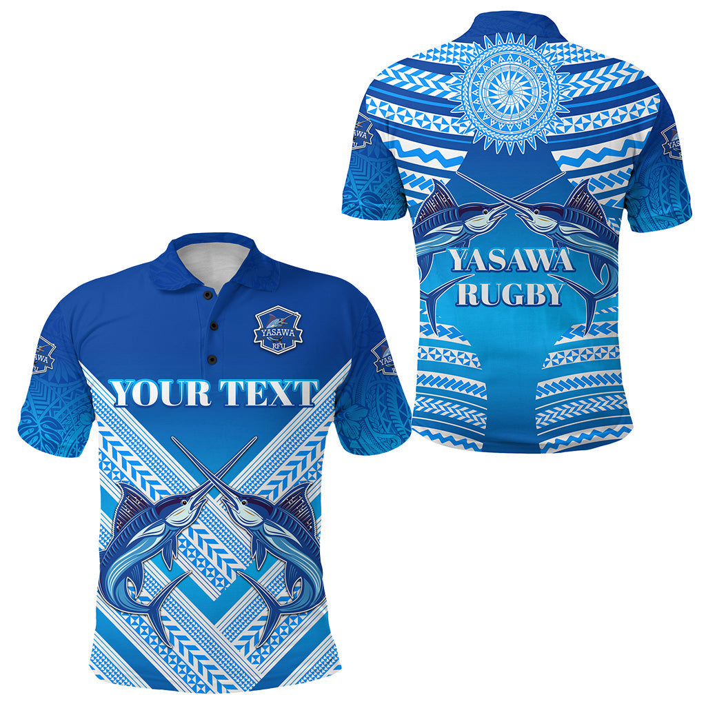 Custom Personalised Fiji Yasawa Rugby Union Polo Shirt Creative Style
