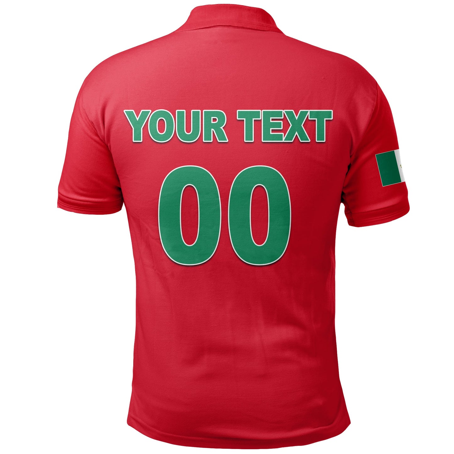 (Custom And Number) Baseball 2023 Mexico Polo Shirt Red Style