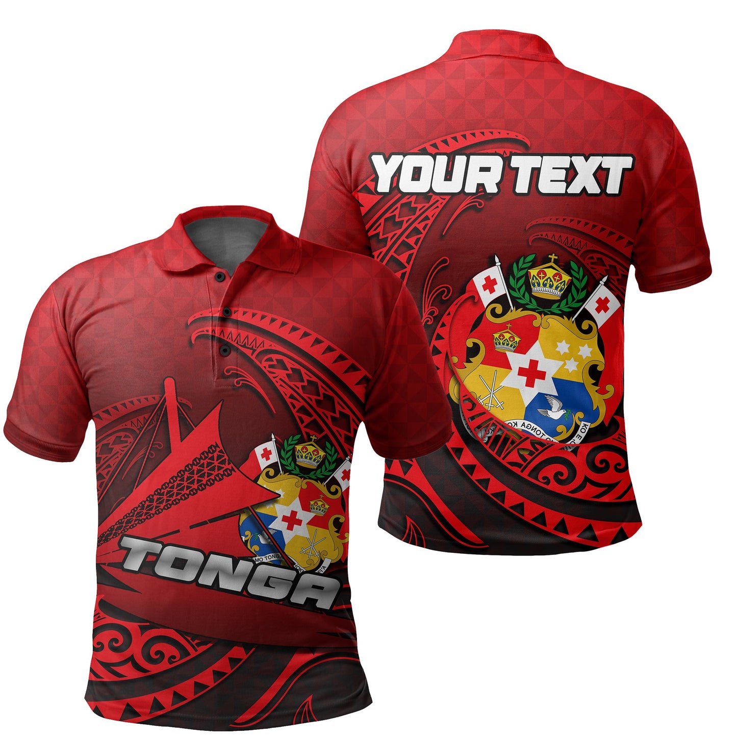 Custom PersonalisedTonga Emancipation Day Polo Shirt Kalia No.1