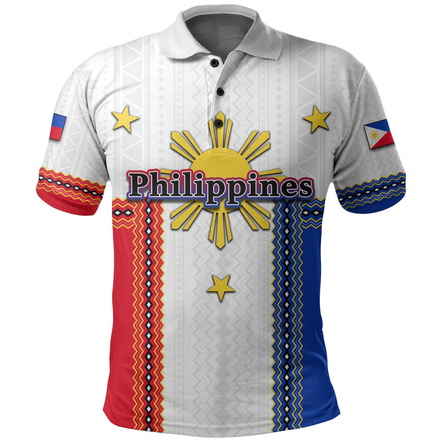 Philippines Polo Shirt Flag Philippines Shirt All Over Print