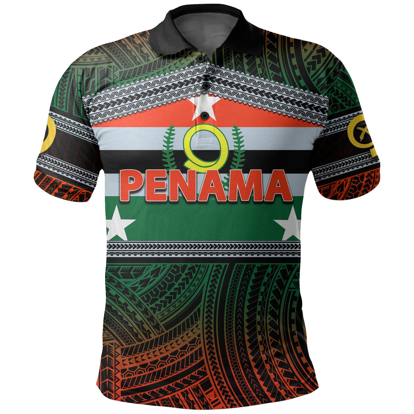 Penama Day Polo Shirt Of Vanuatu Polynesian Patterns