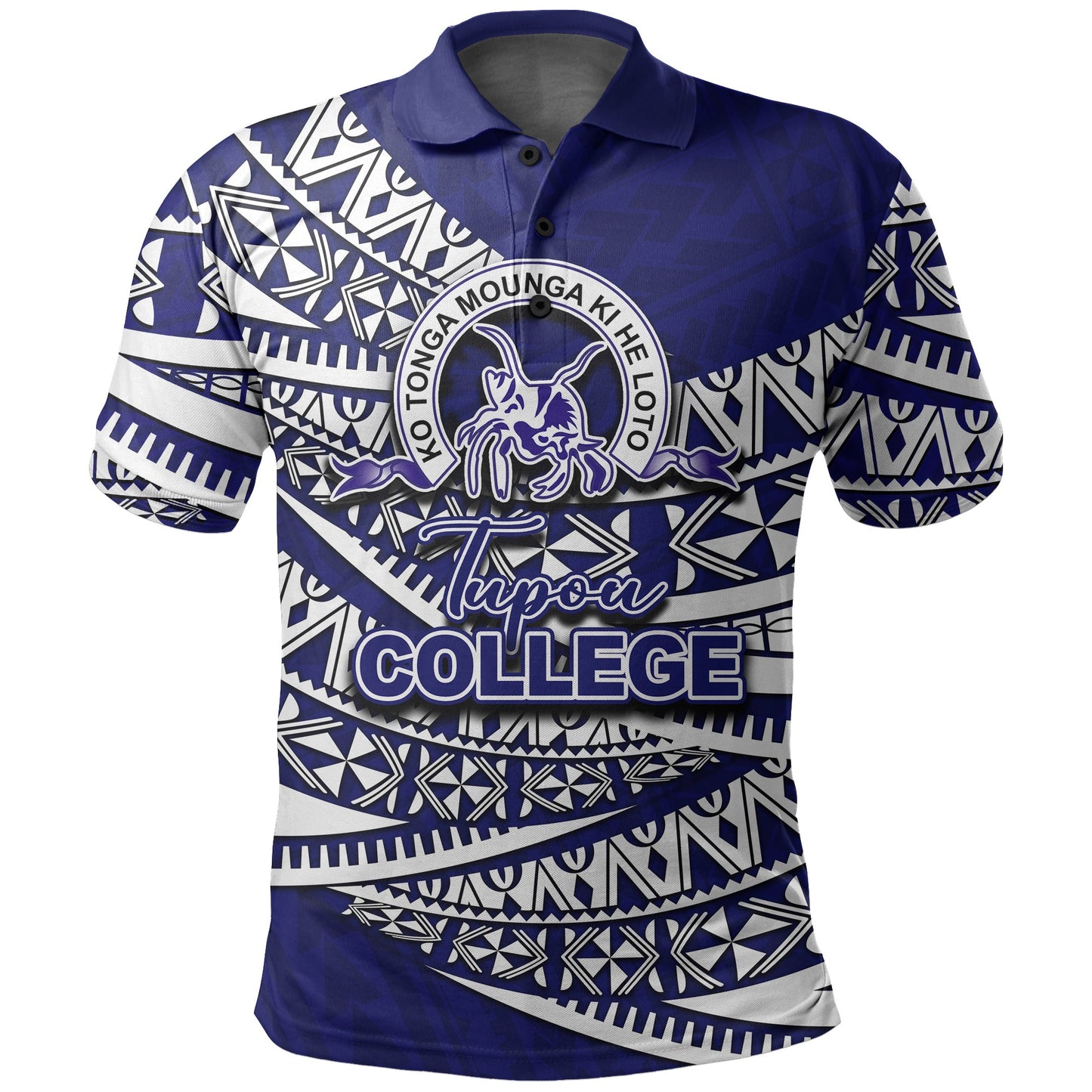 Tupou College Polo Shirts Tonga Tribal
