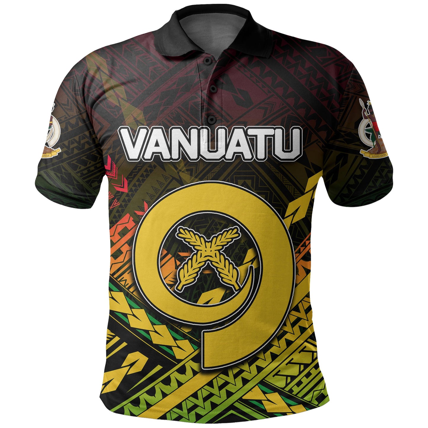 Vanuatu Polo Shirt Polynesian Style