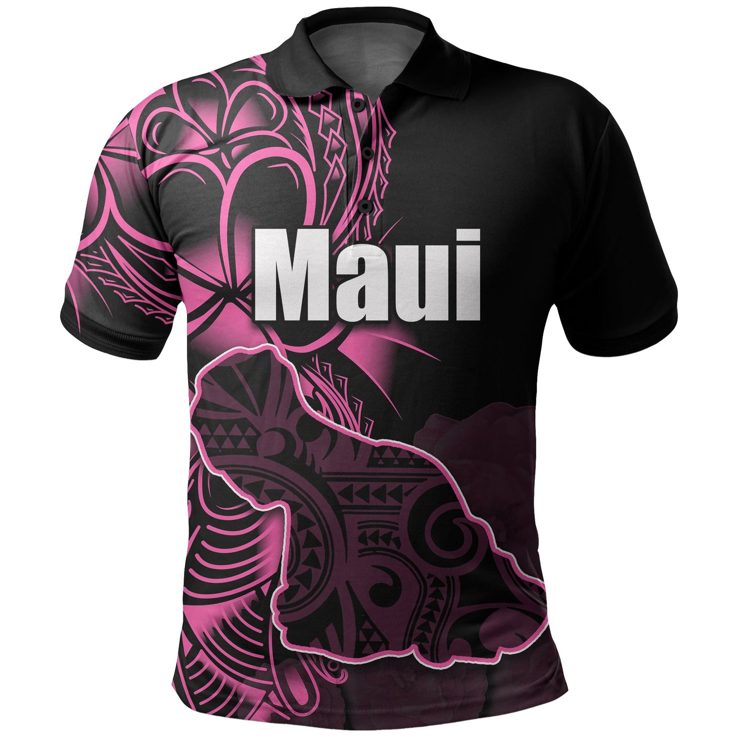 Hawaiian Islands Polo Shirt Maui Shirt All Over Print