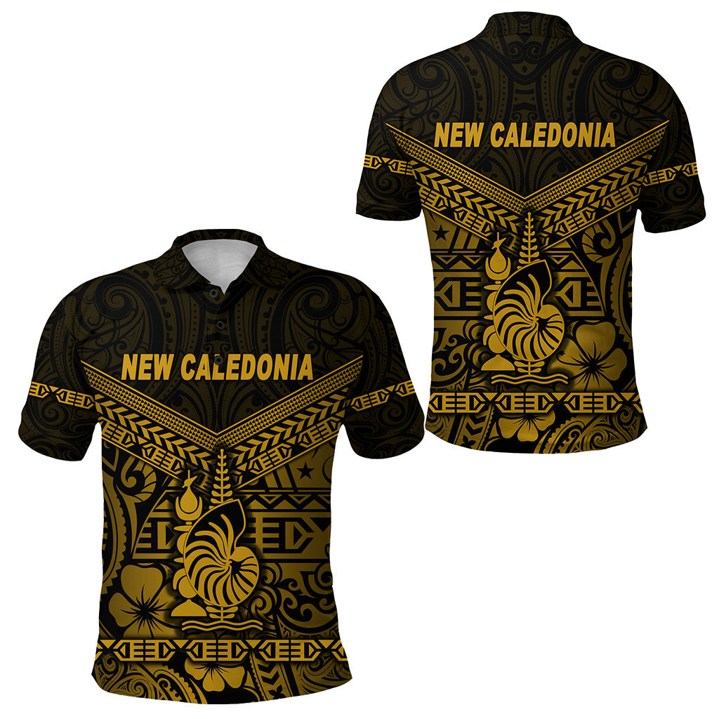 New Caledonia Polo Shirt Simple Style - Gold