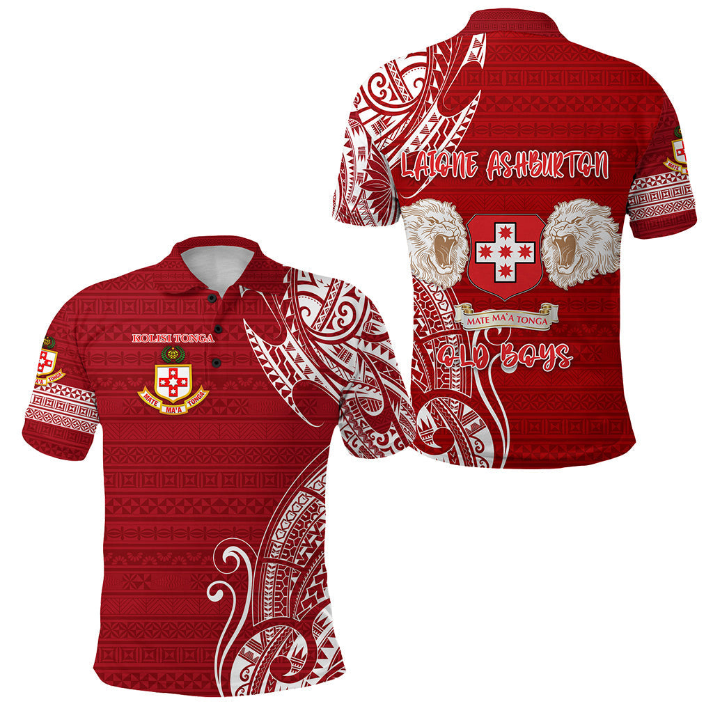 Kolisi Tonga Mate Ma'a Tonga Polo Shirt Laione Ashburton Old Boys