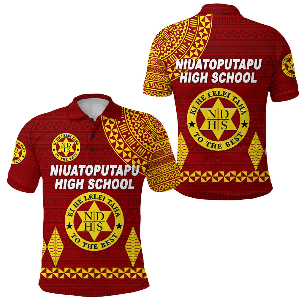 Tonga Niuatoputapu High School Polo Shirt Simple Style
